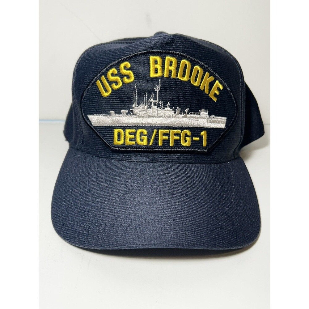 US Navy USS Brooke FFG-1 Adult Adjustable Hat Cap
